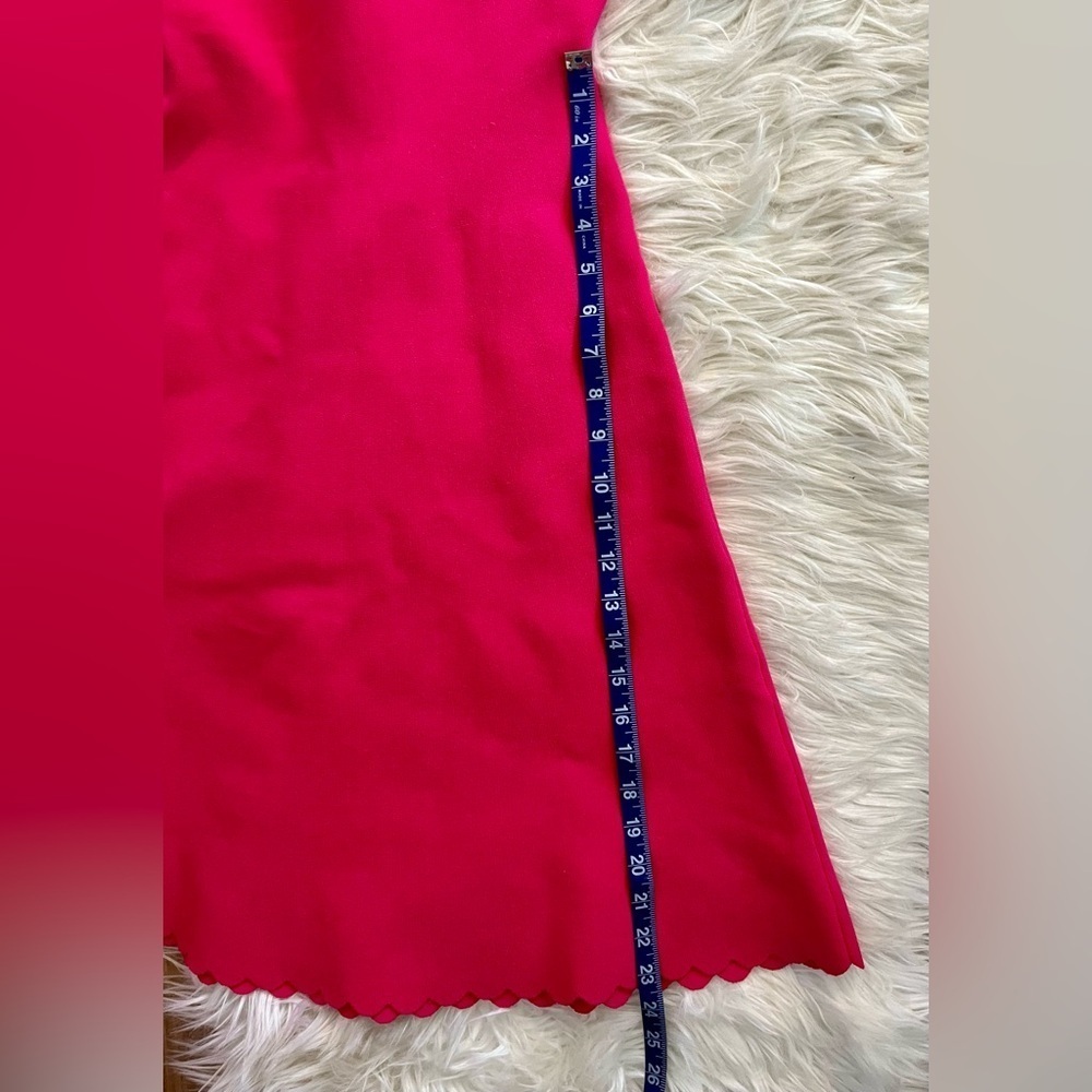 MILLY | Scallop Neck Fit and Flare Dress - Picture 11 of 12